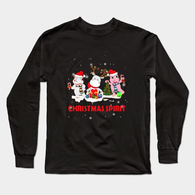 Christmas Spirit Long Sleeve T-Shirt by Daysy1